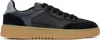 Axel Arigato Dice T-toe Panelled Leather Sneakers In Black/gum