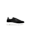 Axel Arigato Black And White Fabric And Leather Sneaker