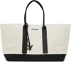 Axel Arigato Black & White Note Shopper Tote In Black