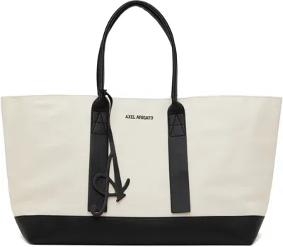 Axel Arigato Black & White Note Shopper Tote