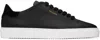 Axel Arigato '90 Clean' Black Low Top Sneakers With Logo Lettering On The Side In Black