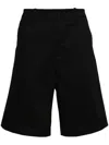 Axel Arigato Axis Cotton Shorts In Black