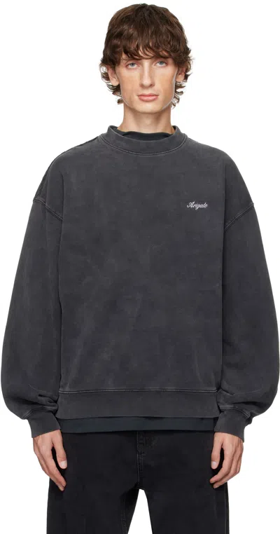 Axel Arigato Honor Washed Sweatshirt In Black