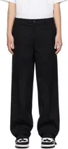 Axel Arigato Black Irvine Relaxed Trousers In Black
