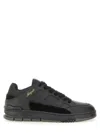 Axel Arigato Low-top Sneakers With Suede Accents And Gold Branding In Black
