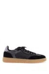 Axel Arigato Black Low Sneakers In Eco-friendly Leather And Suede With Beige Sole Men