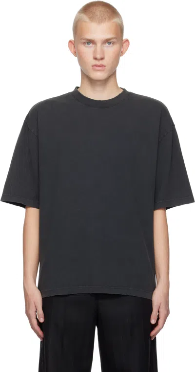 Axel Arigato Black Optic Distressed T-shirt