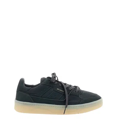 Axel Arigato Black Perforated Area Lo Sneakers In Multi