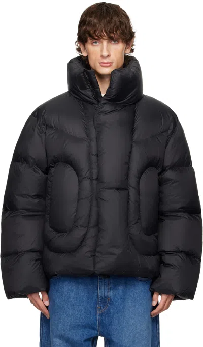 Axel Arigato Glacier Recycled Nylon Down Jacket In Black