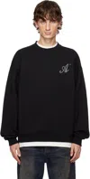 Axel Arigato Rook Embroidered Sweatshirt In Black