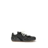 Axel Arigato Slow Runner Black Sneaker With Insert Design And Grooved Sole In Leather And Suede Man In Black
