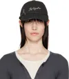 Axel Arigato Black Seam Distressed Cap In Black