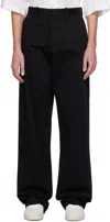 Axel Arigato Logo-tag Trousers In Black