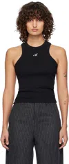 Axel Arigato Black Signature Tank Top In Black