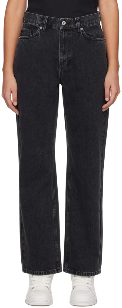 Axel Arigato Black Sly Mid-rise Jeans