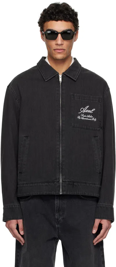 Axel Arigato Black Thread Denim Jacket