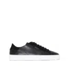 Axel Arigato 90 Clean Low-top Sneakers With Contrast Sole In Black