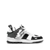 Axel Arigato Area Patchwork Sneakers In Black Leather And Fabric