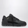 Axel Arigato Area Lo Sneakers In Black Suede And Leather In Black