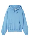 Axel Arigato Cornflower Blue Hoodie With Drop Shoulder In Blue