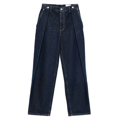 AXEL ARIGATO AXEL ARIGATO BLUE DENIM - WIDE-LEG JEANS WOMEN