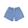Axel Arigato Striped Cotton-blend Shorts