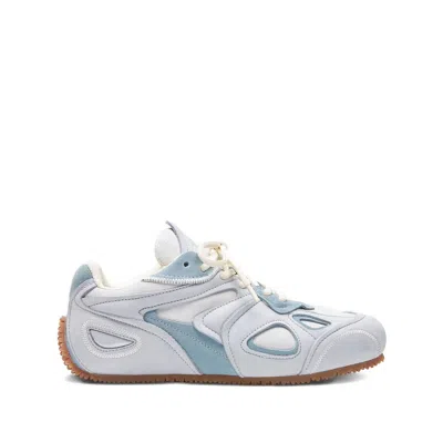 Axel Arigato Slow Runner Perforated Suede Sneakers In White