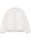 Axel Arigato Boston Puff Jacket In Grey