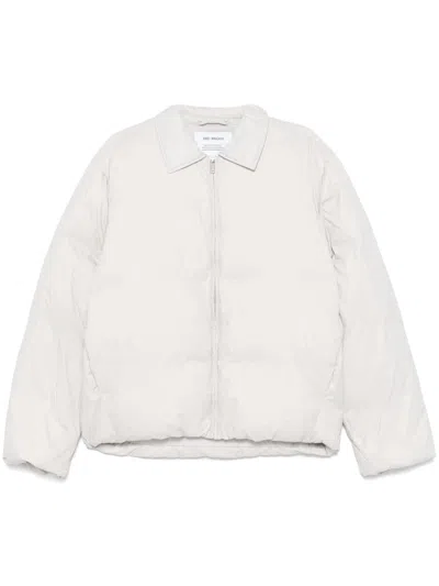 Axel Arigato Boston Puff Jacket In Pale Grey