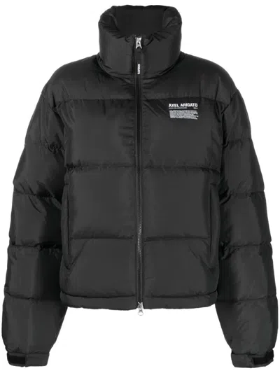 AXEL ARIGATO AXEL ARIGATO BOXY SILHOUETTE BLACK PUFFER JACKET