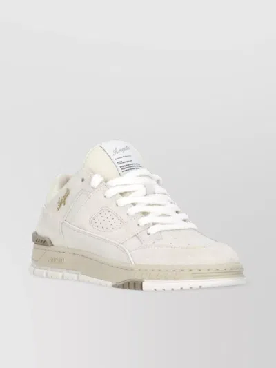 Axel Arigato Breathable Round Toe Sneakers With Perforated Design In Neutral