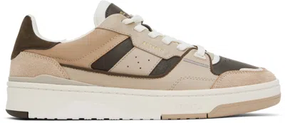 Axel Arigato Brown & Taupe Clay Sneakers In Beige/dk Brown