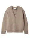 Axel Arigato Button-front Cardigan In Brown