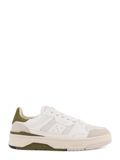 AXEL ARIGATO CALY LOW-TOP LEATHER AND SUEDE SNEAKERS