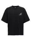 Axel Arigato Logo-embroidered T-shirt In Black