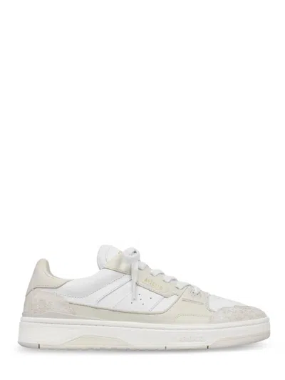 Axel Arigato Chunky Sole Sneakers With Smooth And Textured Upper In White