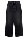 Axel Arigato Clara Wide-leg Jeans In Black
