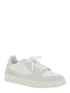 Axel Arigato Clay Beige Sneaker With Inserts And Logo Embossed On The Side In Leather Man In White