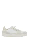 Axel Arigato Clay Beige Sneaker With Inserts And Logo Embossed On The Side In Leather Man In White
