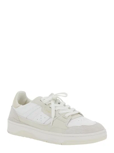AXEL ARIGATO 'CLAY' BEIGE SNEAKERS WITH SUEDE PANELS AND LOGO PATCH ON THE TONGUE IN LEATHER MAN