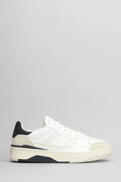 Axel Arigato Clay Sneaker Sneakers In White Suede And Leather In Bianco