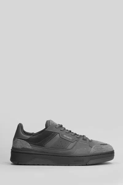 Axel Arigato Clay Sneakers In Grey Suede And Leather In Gray