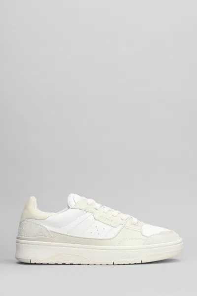 AXEL ARIGATO CLAY SNEAKERS IN WHITE LEATHER