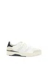 Axel Arigato Clay Sneaker Sneakers In White Suede And Leather In Off White/ Dk Blue