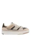 Axel Arigato Modern Low-top Sneakers With Textured Panels In Sand