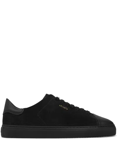 Axel Arigato Clean 90 Cap Sneakers In Black