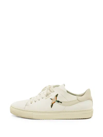 Pre-owned Axel Arigato Clean 90 Embroidered Sneakers In Neutral