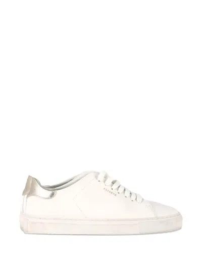 Pre-owned Axel Arigato Clean 90 Leather Heel-tab Sneakers In White