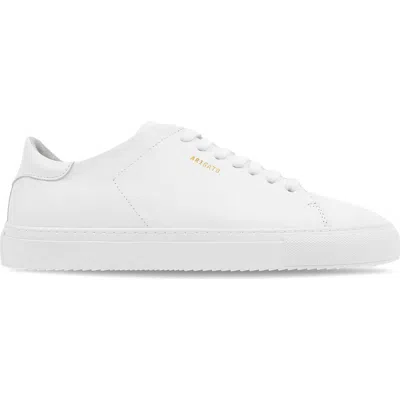 Axel Arigato Clean 90 White Sneakers With Printed Logo In Leather Woman