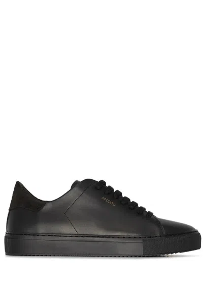 Axel Arigato Clean 90 Leather Sneakers In Black
